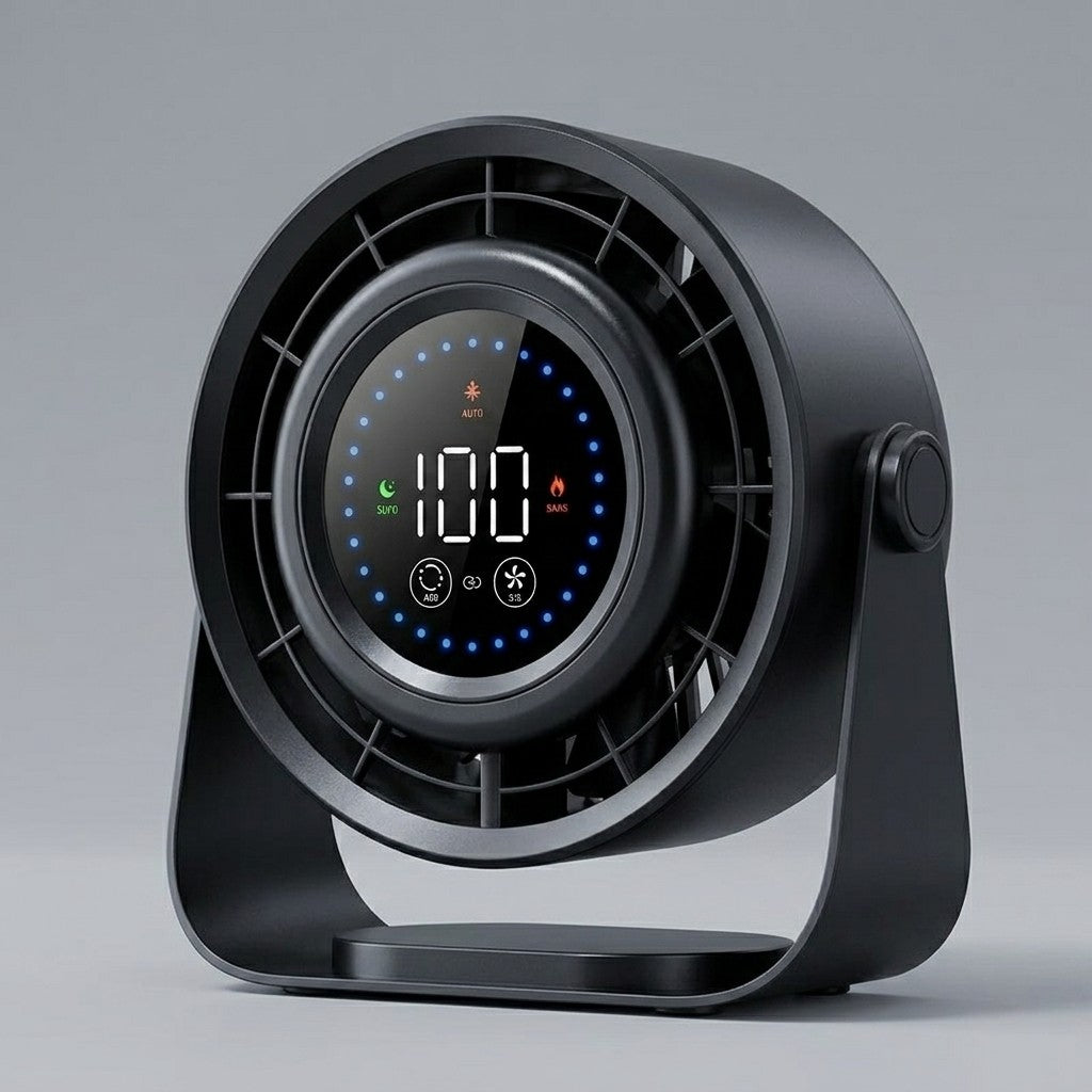 Smart display Desktop Fan
